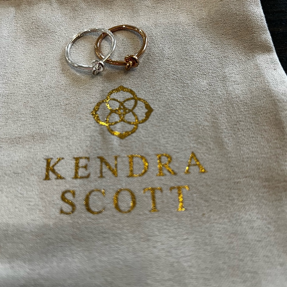 Kendra Scott Presleigh Ring Set Size 7